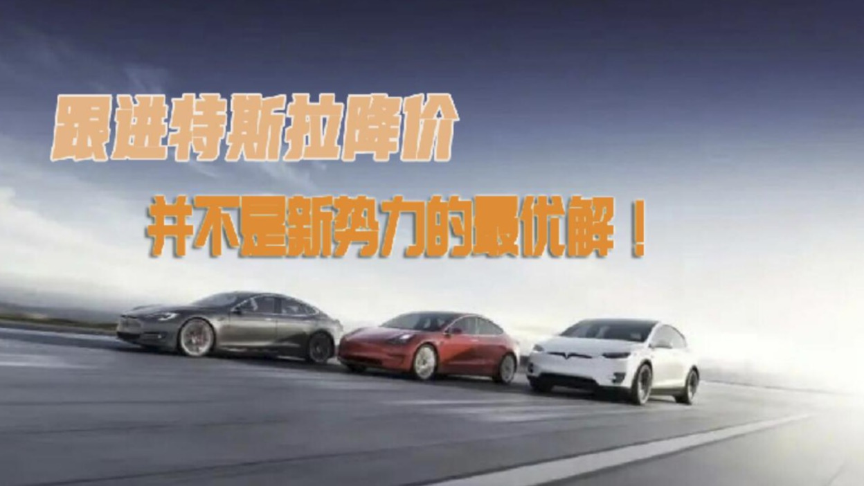 跟进特斯拉降价,这并不是新势力的最优解!